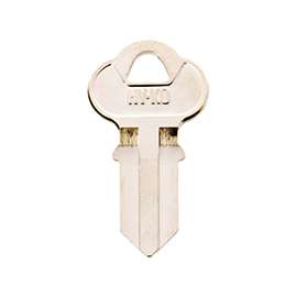 Hy-Ko 11010CG4 Key Blank, Brass, Nickel Plated