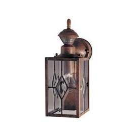 Heath Zenith DualBrite HZ-4151-BR1 Motion Activated Decorative Light, 120 V, Incandescent Lamp