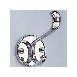 ProSource Coat And Hat Hook, Die-Cast Zinc, Chrome Plated