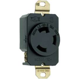 30A BLK 3Wire Connector