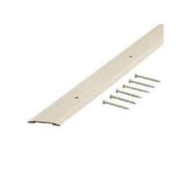 M-D 74450 Seam Binder, 36 in L, 1-9/32 in W, Aluminum, Almond