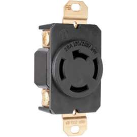 20A 208V BLK LockOutlet