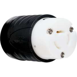 20A 250V BLK Connector
