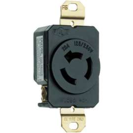 20A 250V BLK LockOutlet