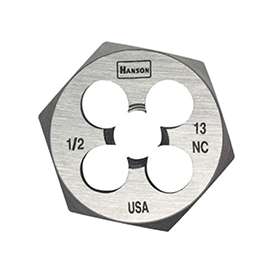 IRWIN 9444 Machine Screw Dies, 1/2-13 Thread, NC, Right Hand Thread, HCS