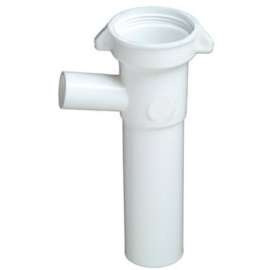 MP WHT Dish Tailpiece