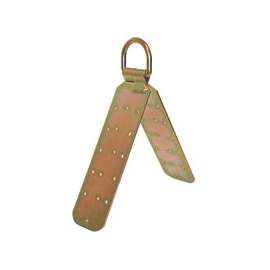 Qualcraft Industries 00455-QC Reusable Temper Anchor, 130 - 310 lb, 10-3/4 in L x 3 in W x 3/4 in D, Steel
