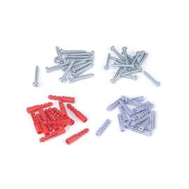 Prosource Screw/Anchor Set, 60 Pieces