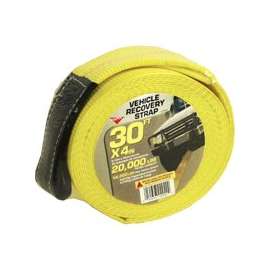 KEEPER 02942 Recovery Strap with Ware-Guard, 20,000 lb Weight Capacity, Yellow
