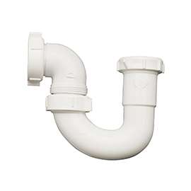 Plumb Pak PP951PVC S-Trap, 1-1/2 in IPS, White