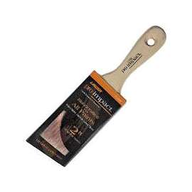 Linzer WC 2168-2 Paint Brush, 2-1/2 in L Bristle, Sash Handle, Stainless Steel Ferrule
