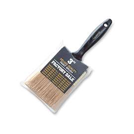 WOOSTER P3973-3 Paint Brush, 2-11/16 in L Bristle, Wall Handle, Steel Ferrule