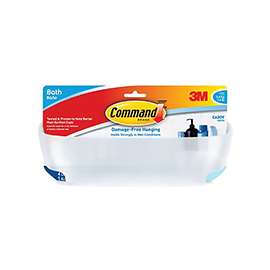 Command BATH11-ES Shower Caddy, Plastic