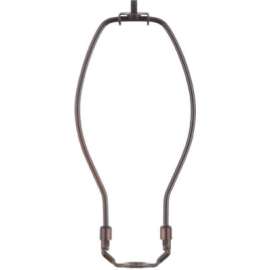 2PC 8" BRZ Lamp Harp