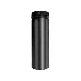 SELKIRK DSP6P36-1/266036 Stove Pipe, 36 in L, 6 in ID x 6-1/2 in OD Dia, Aluminized Steel/Stainless Steel