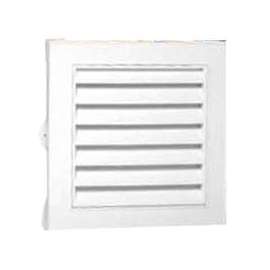 Duraflo 626043-00 Gable Vent, 12-1/2 in L x 12-1/4 in W Rough Opening, Polypropylene, White