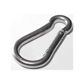 BARON 2450-3/16 Spring Snap, 80 lb Weight Capacity, Malleable Iron, Zinc