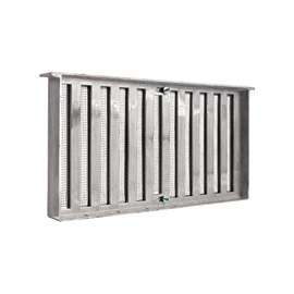 Master Flow 500 Foundation Vent, 28 sq-in Net Free Ventilating Area, Aluminum