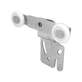 Prime-Line N 6502 Roller Assembly, 7/8 in Dia Roller, Side Mounting, Steel, Silver