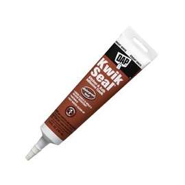 DAP KWIK SEAL 18001 Adhesive Caulk, White, 5.5 oz Tube