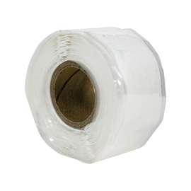 HARBOR PRODUCTS RT1000201203USC03 Self-Fusing Pipe Repair Tape, 12 ft L, 1 in W, 13/64 in Thick, White