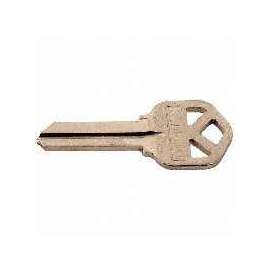 Kwikset 1063NP Key Blank, Brass, Nickel, For Kwikset Lockset