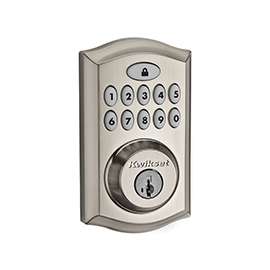 Kwikset 913TRL-15 Electronic Deadbolt, 2 Grade, Satin Nickel