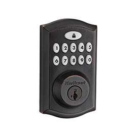 Kwikset 913TRL-11P Electronic Deadbolt, 2 Grade, Venetian Bronze