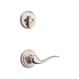 Kwikset 966TNL-15 RH Interior Trim, 1 Grade, Zinc, Satin Nickel