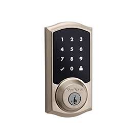 Kwikset 916TRL-15 Electronic Deadbolt, 2 Grade, Satin Nickel