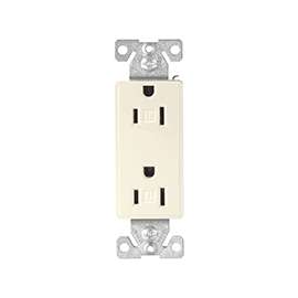 Eaton Wiring Devices 9505TRDS Duplex Receptacle, 15 A, 2-Pole, 5-15R, Desert Sand