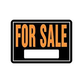 HY-KO Hy-Glo 801 Identification Sign, For Sale, Fluorescent Orange Legend