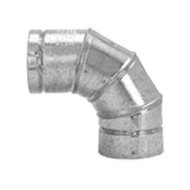 SELKIRK 105230 Elbow, 5 in, Galvanized Steel
