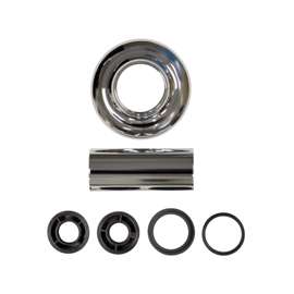 Danco 10307 Universal Flange Set, Brass/Plastic/Zinc, Chrome