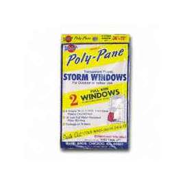 Warp's Poly-Pane 2P-24 Storm Window Kit, Clear