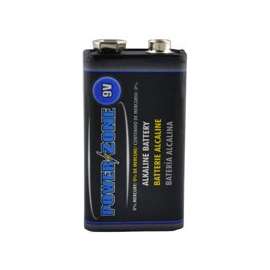 PowerZone Alkaline Battery, 9 V