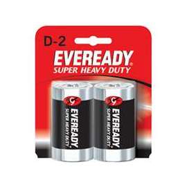 Energizer 1250SW-2 Battery, D, Zinc, Manganese Dioxide, 1.5 V
