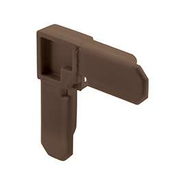 Prime-Line PL 14285 Square Cut Screen Frame Corner, Plastic, Bronze, For PL14079 Screen Frame