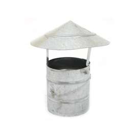 Billy Penn 8101 Chimney Hood, 4 in Dia, Galvanized Steel