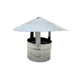 Billy Penn 8103 Chimney Hood, 6 in Dia, Galvanized Steel