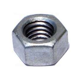 MIDWEST FASTENER 05617 Hex Nut, 3/8-16 in Thread, Coarse
