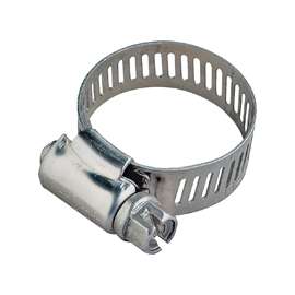 ProSource Interlocked Hose Clamp, 13/16 - 1-1/2 In, Stainless Steel