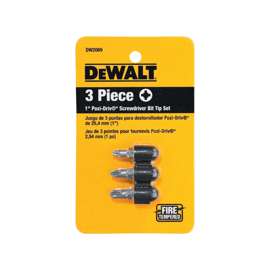 DeWALT DW2069 Drive Bit Set, Steel, 3-Piece