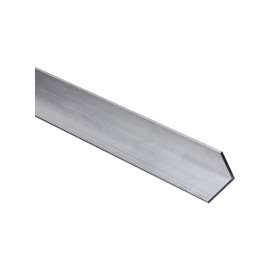 Stanley Hardware 4204BC Series 247445 Solid Angle, 48 in L, Aluminum, Mill