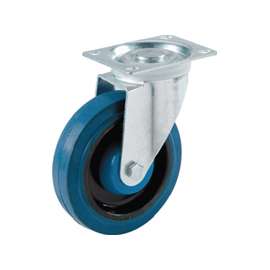 Shepherd Hardware 9260 Swivel Caster, 4 in Dia x 1 in W Wheel, 265 lb Weight Capacity, Rubber Wheel