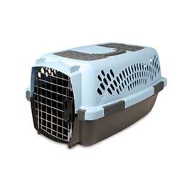 Aspenpet Pet Taxi 21087 Fashion Pet Porter, S, Plastic, Black/Breeze