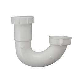 Plumb Pak PP20662 J-bend, 1-1/2 x 1-1/2, 1-1/2 x 1-1/4 in, White