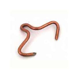 Seymour 69300 Hog Ring, Slant Point, Steel, Copper