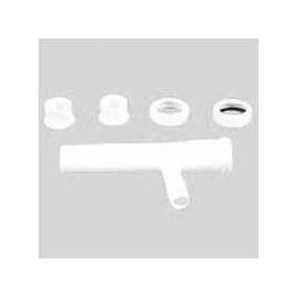 Plumb Pak PP20664 Dishwasher Tailpiece, 1-1/2 in Slip Joint, White