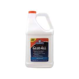 Elmers E3860 Glue, White, 1 gal Bottle